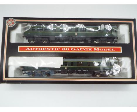 Dapol - an OO gauge boxed set Trans Pennine two-car unit, op no NE 51953 and NE51954, green livery, appears m or nm in ex win