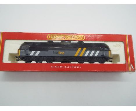 Hornby - an OO gauge model Transrail Co-Co diesel electric locomotive, class 56,  'FastLine' op no 56301, # R 2106 appears ex