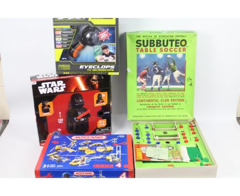 Subbuteo - Meccano - Star Wars. A selection of board games, toys and kits. Subbuteo Table Soccer Continental Club Edition - M