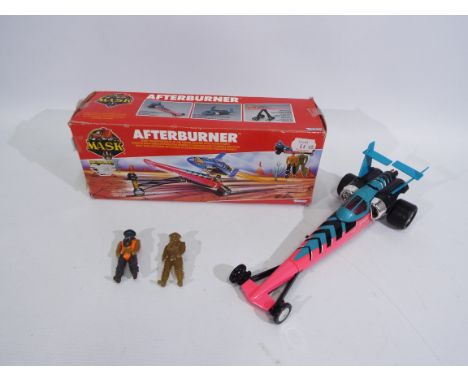 MASK - Kenner - Afterburner. A boxed Mask 'Afterburner' from 1987. Mask Dragster/Stealth Jet and Cannon Launcher with 2 actio