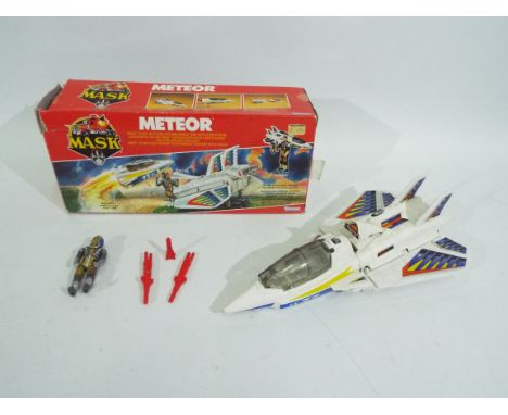 MASK - Kenner - Meteor. A boxed Mask 'Meteor' from 1987. Mask Stunt Jet/Flying Pod and Mobile Tank with action figure 'Ace Ri