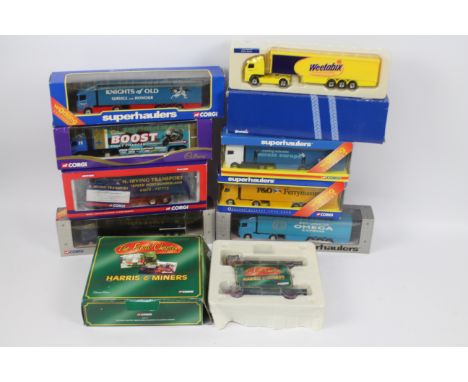 Corgi - Nine boxed diecast model trucks in various scales by Corgi. Lot includes Corgi CC99131 'The Final Chapter - Brian Har