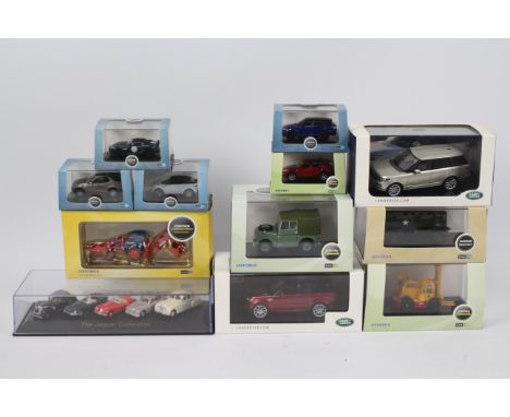 IXO, Oxford Diecast - A boxed collection of diecast model vehicles in various scales. Lot includes IXO 1:43 Range Rover (Luxo