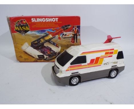 MASK - Kenner - Slingshot. A boxed Mask 'Slingshot' from 1987. Mask RV Van / Surveillance Unit and Sonic Jet. Item appears in