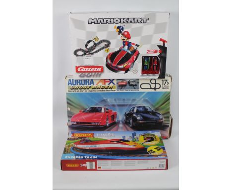 MarioKart - Carrera - Tomy - Aurora Ghost Racer - Hornby Junior. A boxed MarioKart 1:43 scale slot racing system by Carrera #