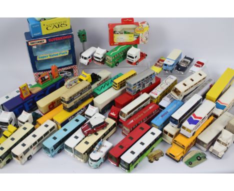 Corgi, Lledo, Matchbox, Others - A large mainly unboxed collection of diecast and plastic vehicles in various scales. Lot inc