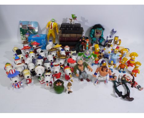 Street Wise Designs, Toy Island, Comedy Central, Mcdonald's, Other - In excess of 50 x plus plastic figures, 7 x first-aid bo