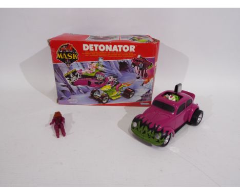 MASK - Kenner - Detonator. A boxed Mask 'Detonator' from 1987. Mask Volkswagen / Hovercraft and Attack Bike with 2 action fig