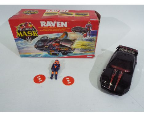 MASK - Kenner - Raven. A boxed Mask 'Raven' from 1985. Mask Corvette/Armed Seaplane with action figure 'Calhoun Burns'. Item 
