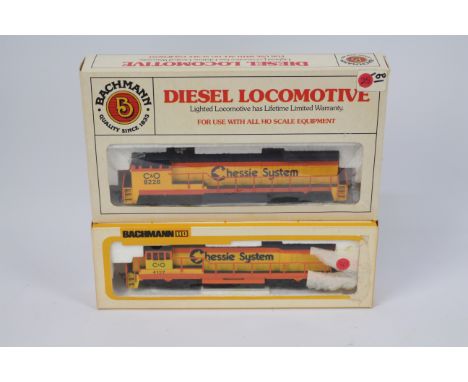 Bachmann - 2 x boxed Bachmann HO gauge General Electric locos, a BQ23-7 Diesel number 8226 # 745 and a U36B Diesel-Electric l