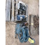 LOT CONSISTING OF: hose reel, Boston Gear, boxes speed controller, Toshiba, G9, Leeson, Mdl.