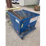 ROLLING DUMP HOPPER, ROURA MDL. 2T-135, 1/2 cu. yd.