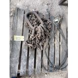 LOT CONSISTING OF: rigging sling & rigging wire sling
