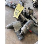 LOT CONSISTING OF: pneu. angle grinders & 1/2" impact wrenches