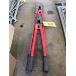 LOT CONSISTING OF: 36" bolt cutters & 24" wire cutters