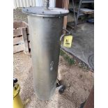 AIRLINE FILTER POT, approx. 12" dia. x 45"