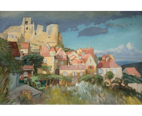 •SIR BRIAN CALDWELL COOK BATSFORD (1910-1991) CASTELNAU, DORDOGNE, FRANCE Signed, oil on canvas 49.5 x 75cm. Provenance: The 