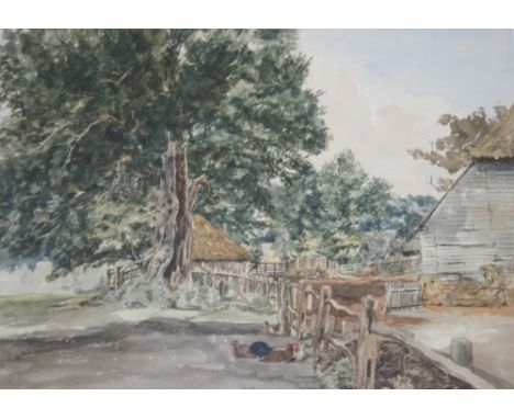WILLIAM EVANS OF BRISTOL (1809-1858) NEAR FRANT, EAST SUSSEX Inscribed and dated Nr Frant [unclear]/ aug.17/48, watercolour a