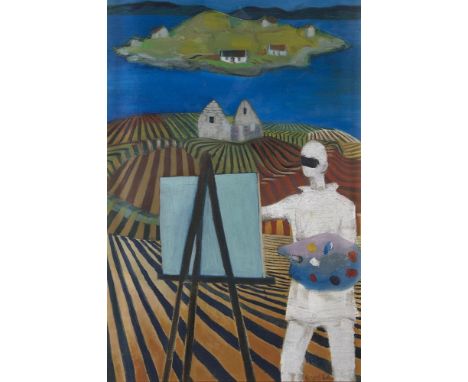 Gerard Dillon (1916-1971)The Artist in the CountryOil on canvas, 64 x 44cm (25¼ x 17¼'')SignedExhibited: The UTV Art Collecti
