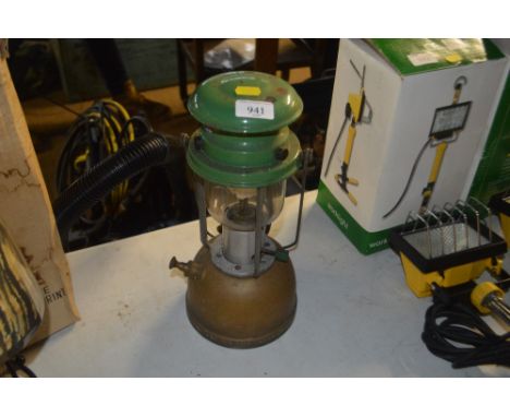A hurricane lamp