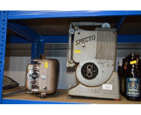 A Specto projector and a Prinz projector