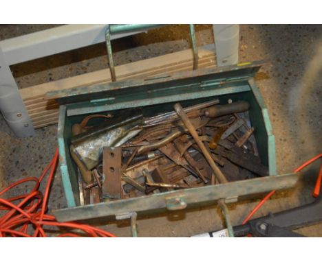 A tool box and contents 