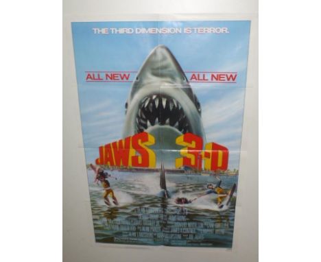Portrait Movie Poster "Jaws 3D" (27" x 41")