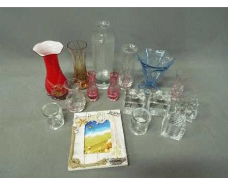 Glassware - a collection of glassware to include Caithness vases, candle stick holders and other
Location stock room RHS