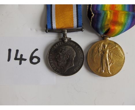 A WWI British Army Medal duo, War &amp; Victory Medals  awarded to 4556 GNR  J.R. Seymour RA  (2)