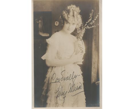 May Allison signed 8x5 vintage photo. (June 14, 1890 - March 27, 1989) was an American actress whose greatest success was ach
