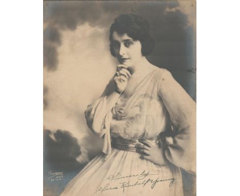 Clara Kimball Young signed 10x8 vintage black and white photo. Clara Kimball Young (born Edith Matilda Clara Kimball; Septemb