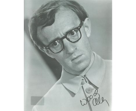 Woody Allen from Casino Royale. 10x8 signed portrait of the legendary actor/director. Good condition Est.