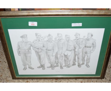 AFTER JONATHAN ROBERTS, DAD'S ARMY PRINT 'STUPID BOY', TOGETHER WITH A FURTHER PRINT OF AN EGYPTIAN LADY