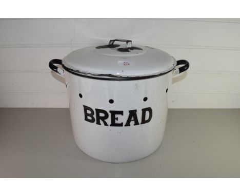 LARGE ENAMEL BREAD BIN