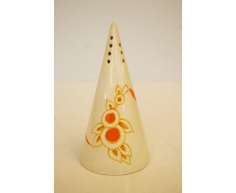 Clarice Cliff sugar shaker fantasque made for Lawleys 