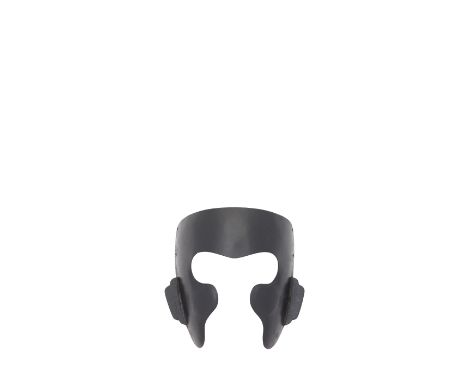 A HappuriUnsignedOf black lacquered iron with cheek defences, standing flanges for arrow deflection, and pierced for cord att
