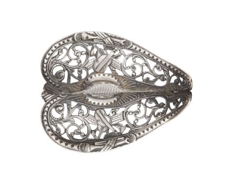 An English Silver-Hilted Small-SwordLondon Silver Hallmarks For 1757, Indistinct Maker's MarkWith bright colichemarde blade o