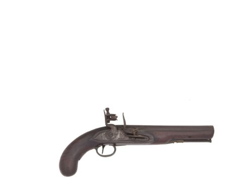 A 10-Bore Flintlock 1796 Pattern Heavy Cavalry Pistol, And A 16-Bore Percussion Military PistolThe First Circa 1800, The Seco