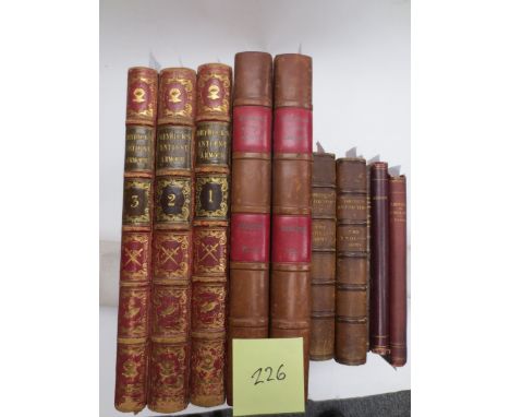 MEYRICK (SAMUEL RUSH)A Critical Enquiry Into Ancient Armour, As It Existed In Europe, Particularly In Great Britain..., 3 vol