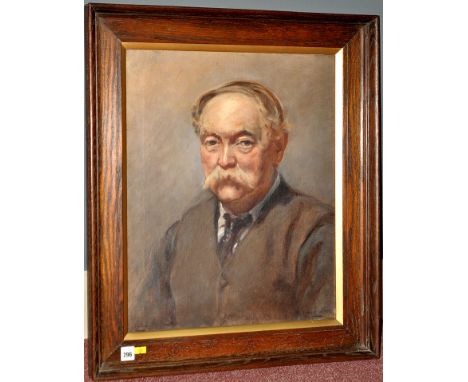 Frank Watson Wood
(1862-1953)
A PORTRAIT OF JAMES GREGG SCOTT OF 28 SANDSHELL ROAD, SPITTAL, FORMER MAYOR OF BERWICK
signed; 