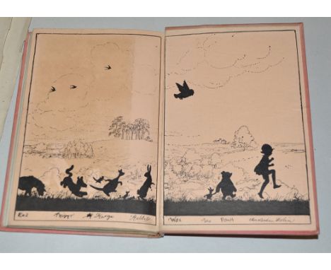 Milne (A.A.) The House at Pooh Corner, 8vo, pink cloth gilt, illustrations by E.H. Shepard, 1928, first edition, inscribed on
