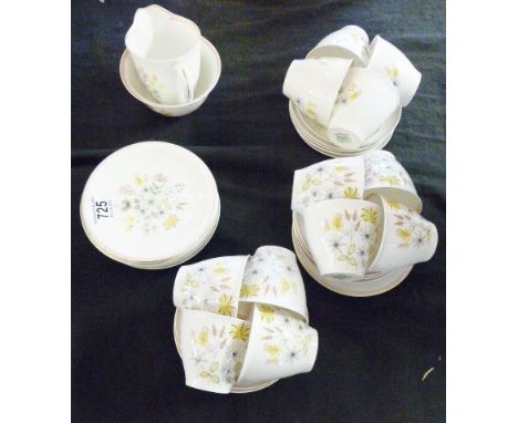 SHELLEY TEA SERVICE. Twelve setting Shelley Enchantment pattern tea service