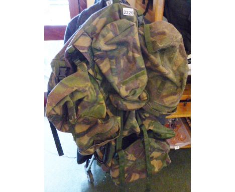 ARMY BACKPACK. Large British Army issue backpack