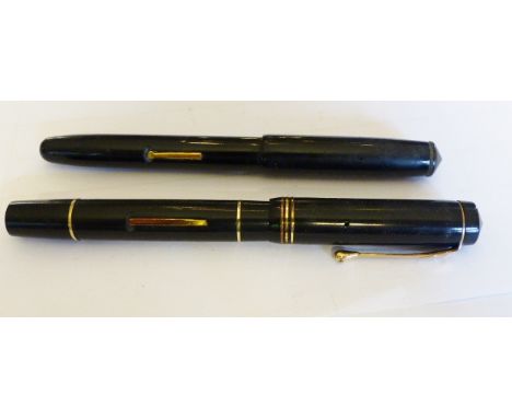 PENS WITH14CT NIBS. Burnham 65 and The See~Kay pen both with 14ct gold nibs
