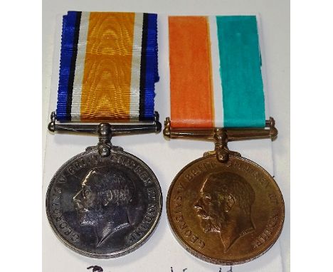 A World War I campaign British War Medal and Mercantile Marine War Medal, awarded to Charles Constable (2)