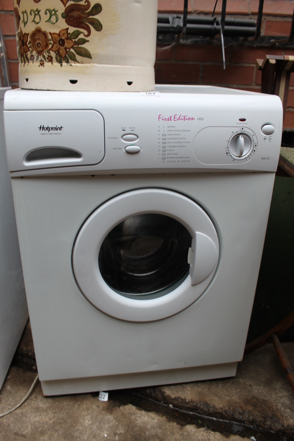 Hotpoint First Edition 1000 Spin Washing Machine