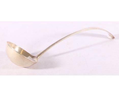 Edwardian silver soup ladle by Jackson & Fullerton. London 1906. 8oz.