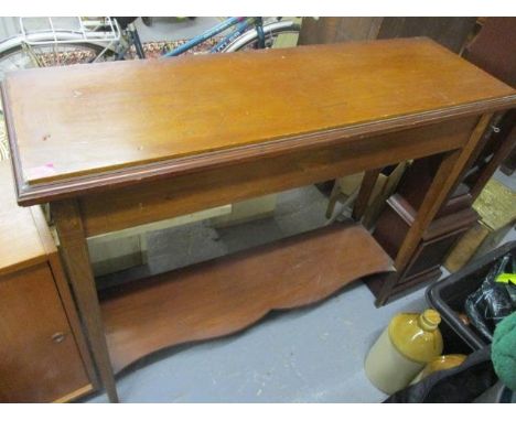 An Edwardian mahogany console table, 27 1/2" h, 44"w 