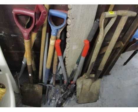 A selection of gardening tools 