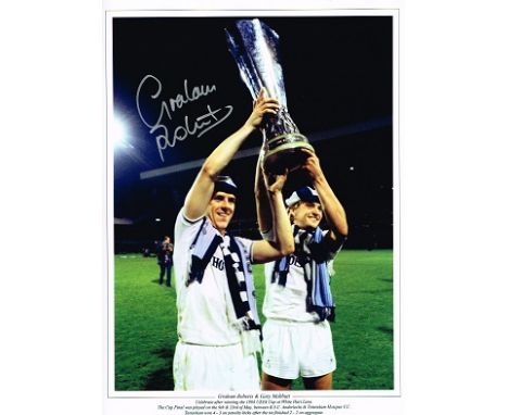 Graham Roberts autographed football photo. High quality colour 16x12 inch photograph autographed by former Tottenham Hotspur 